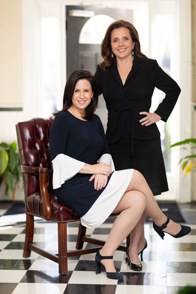 Lawyers Kyla Sipprell and Holly M. Groce of Clemmons Family Law in North Carolina