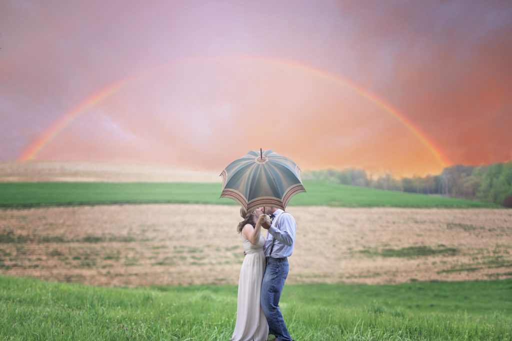 A happy wedding couple signifying prenuptial agreements at Clemmons Family Law. Photo by Jennifer Murray from Pexels