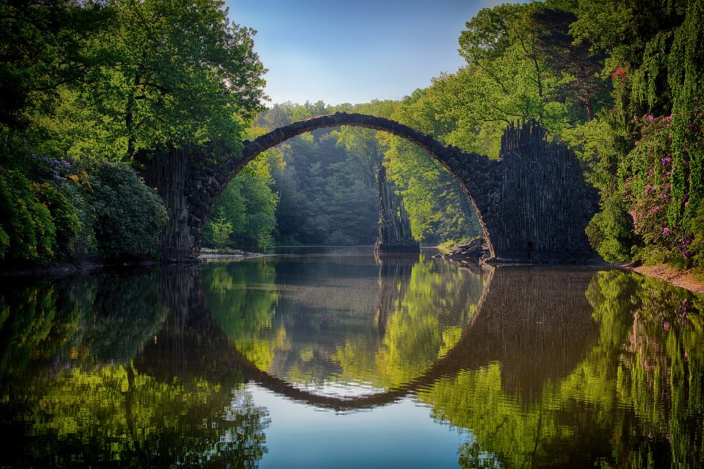 A bridge over a lake. Clemmons Family Law focuses on alimony and spousal support. Photo by Martin Damboldt from Pexels