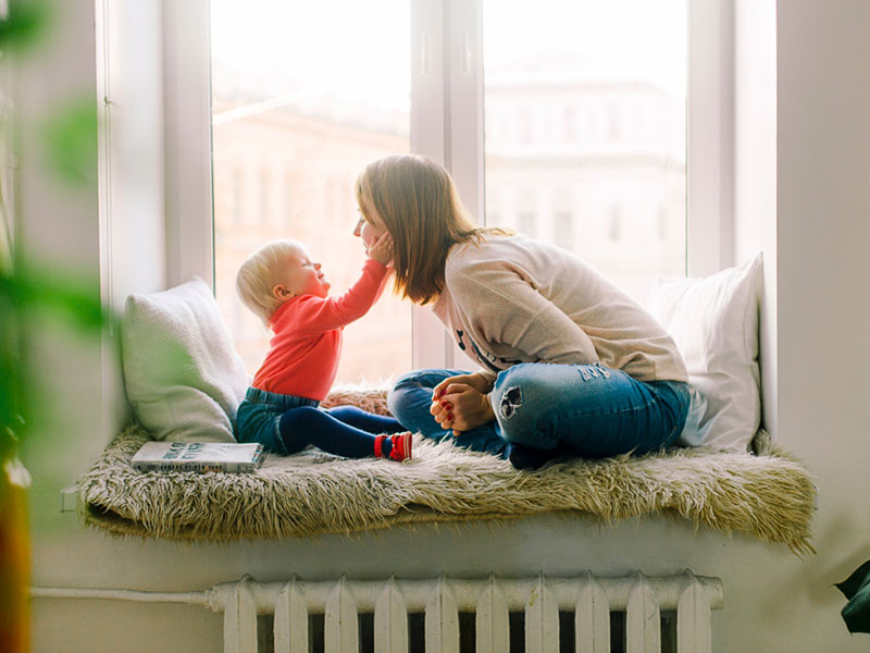 Mother and child sharing a loving moment together at home. Photo by Daria Shevtsova from Pexels